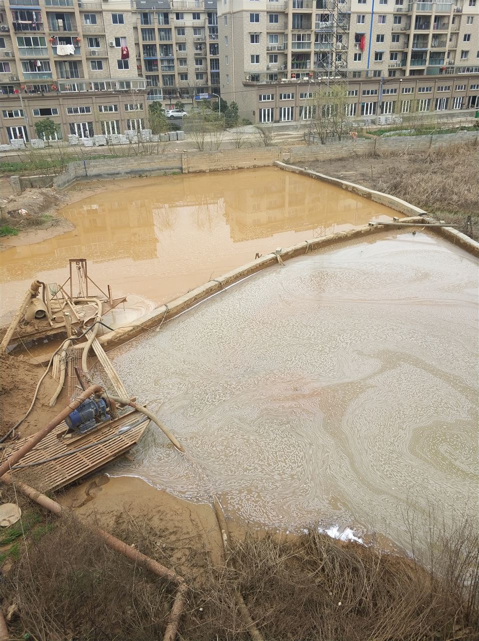 固阳沉淀池淤泥清理-厂区废水池淤泥清淤