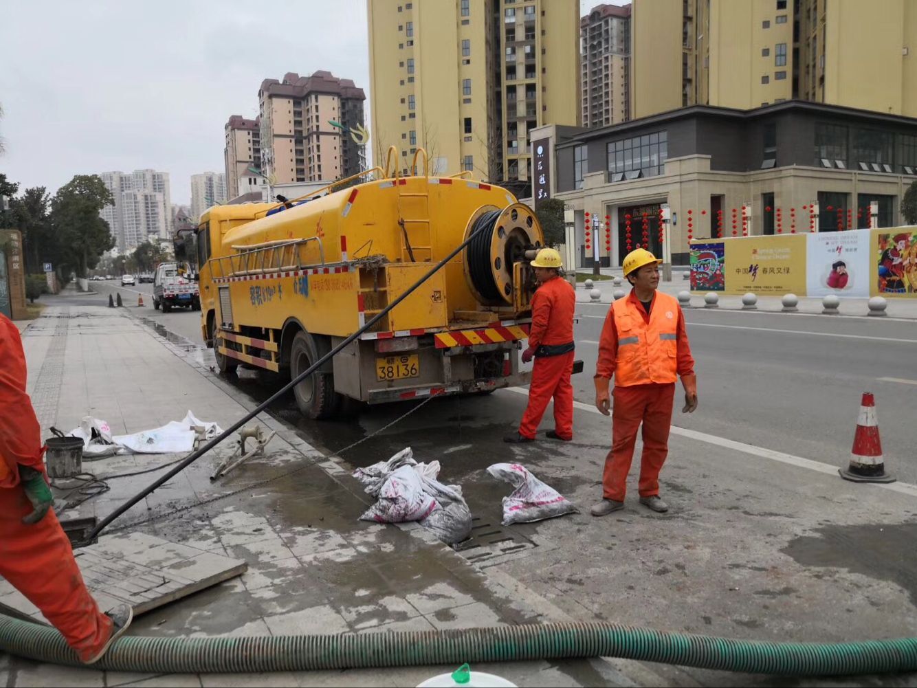 固阳排污管道清淤-管道清洗